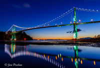 Lions Gate Bridge Reflection