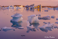 Glacial Lake Sunset