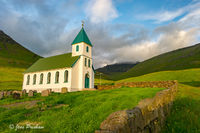 White and Green Church