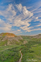 Badlands and Cirrus Clouds