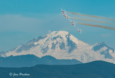 The Snowbirds and Mount Baker