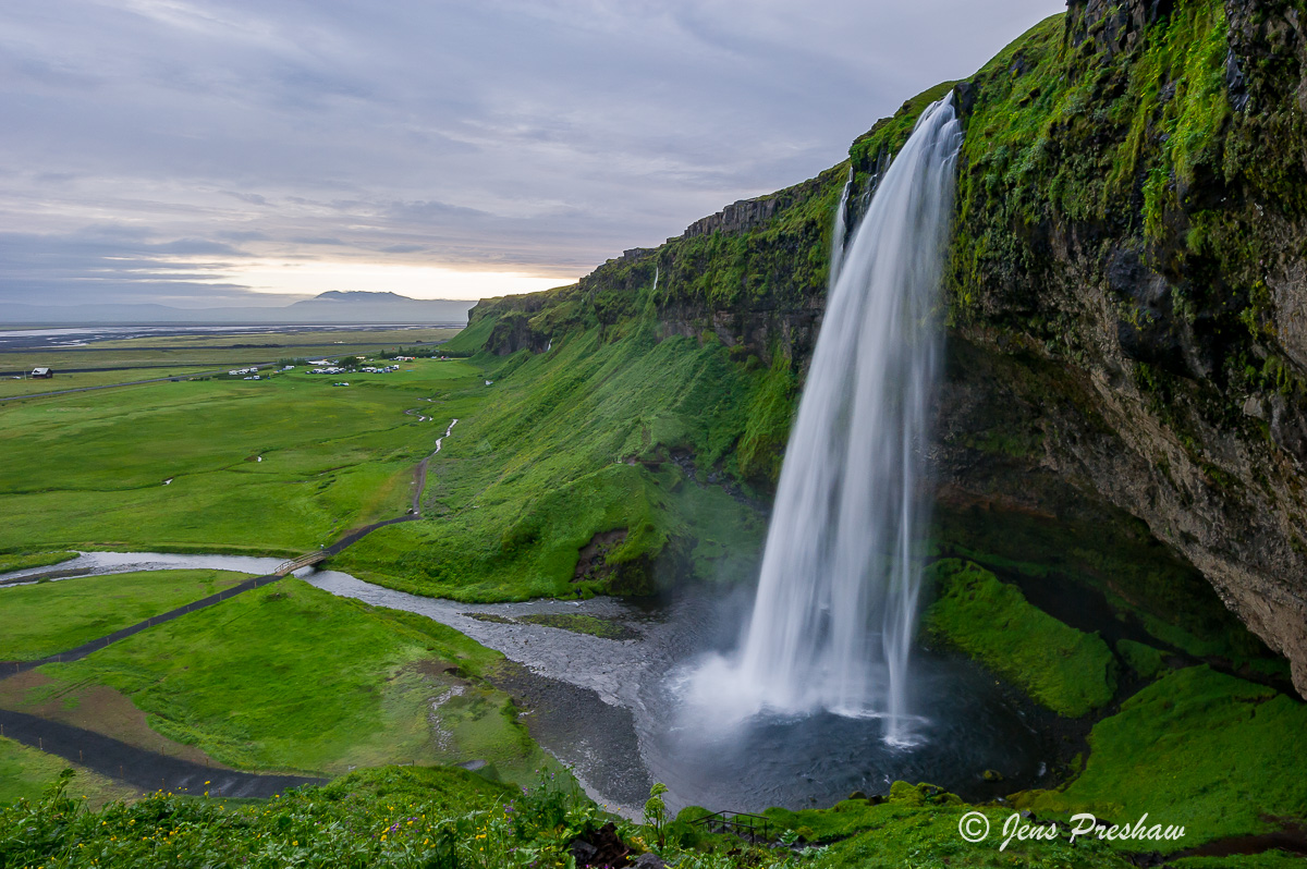 I walked behind the falls to take some images and my camera got thoroughly soaked.