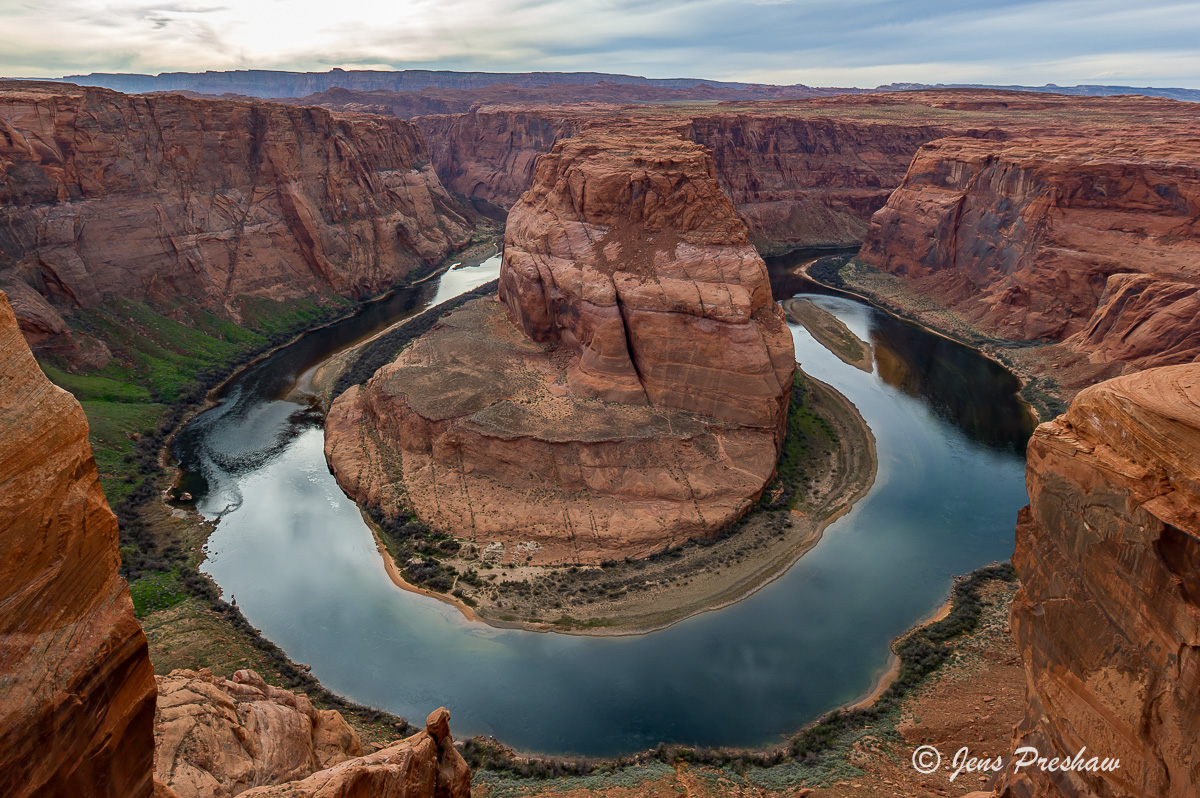 This meander of the Colorado river is located near the town of Page, Arizona.