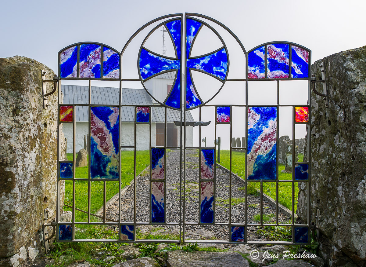 The whitewashed parish church at Kirkjubour, dedicated to St Olav, is the oldest still in use in the Faroe Islands. Originally...