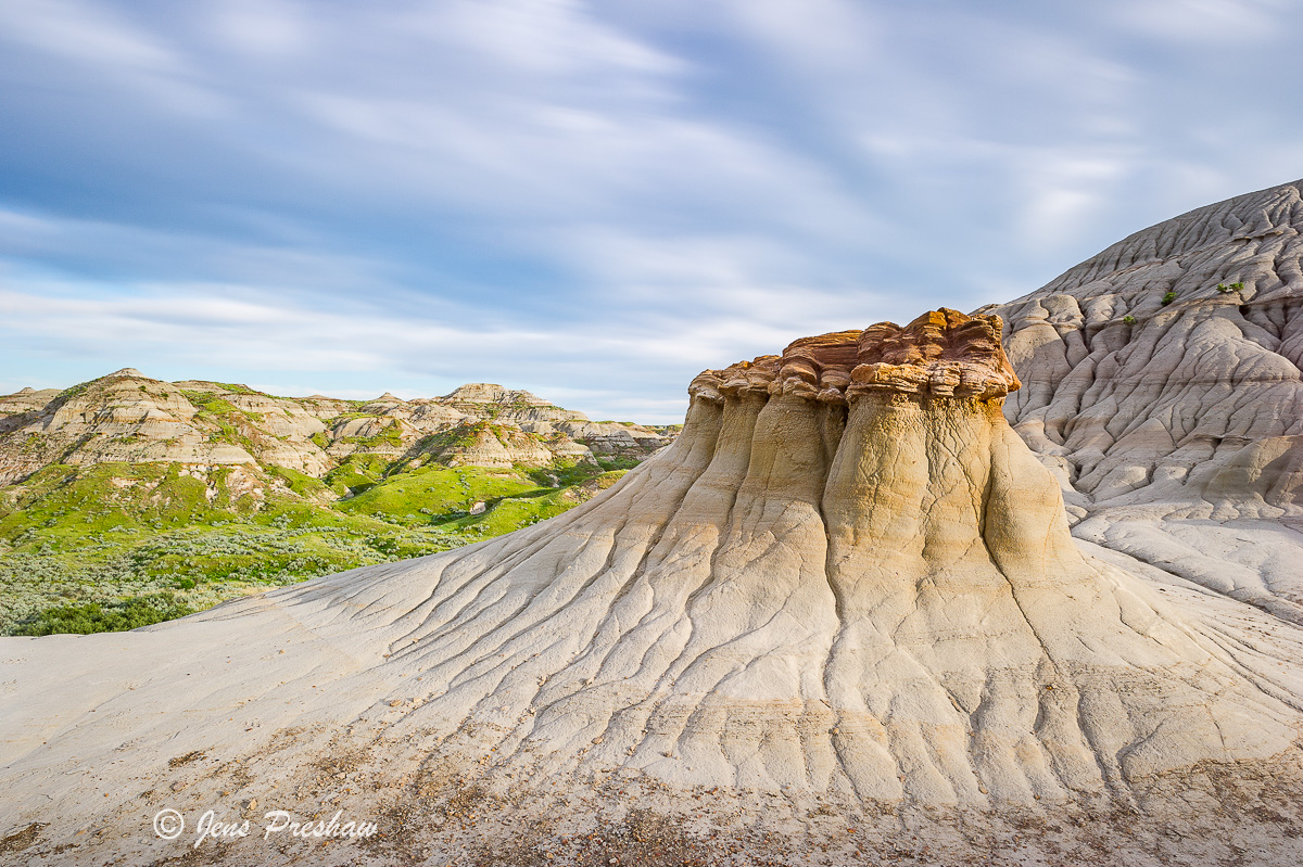 Hoodoo, Rills, Dinosaur Provincial Park, Alberta, Canada, Summer, UNESCO World Heritage Site