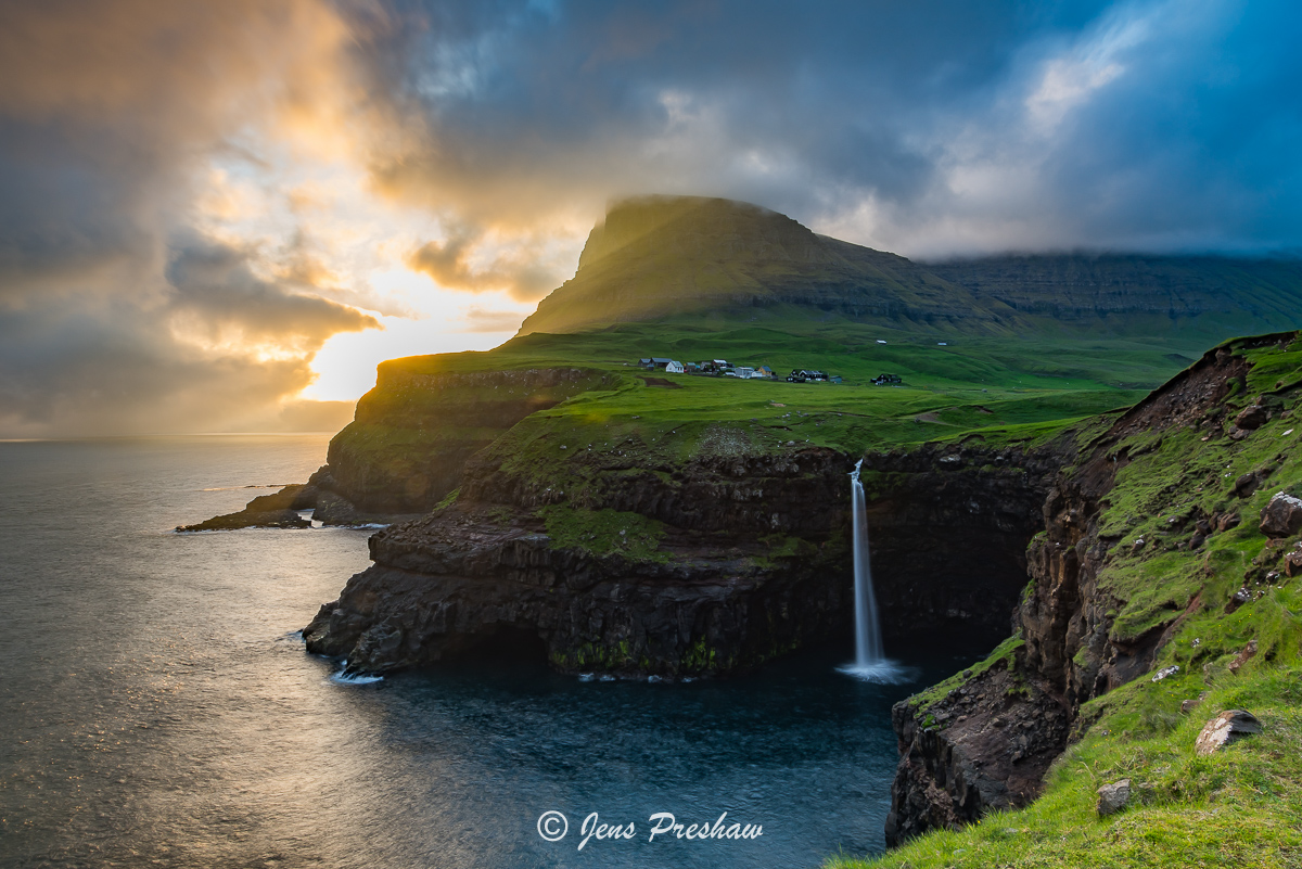It didn't look very promising when I arrived at this location for taking photos. I patiently waited and as the sun was setting...