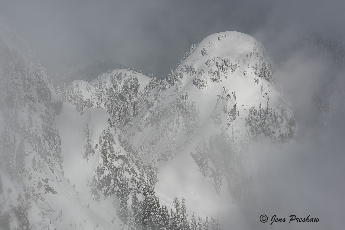 Early in the morning the clouds were breaking up and the sun was coming out. The scene and light was constantly changing by the...