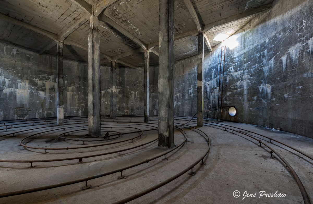 Abandoned herring processing plant.