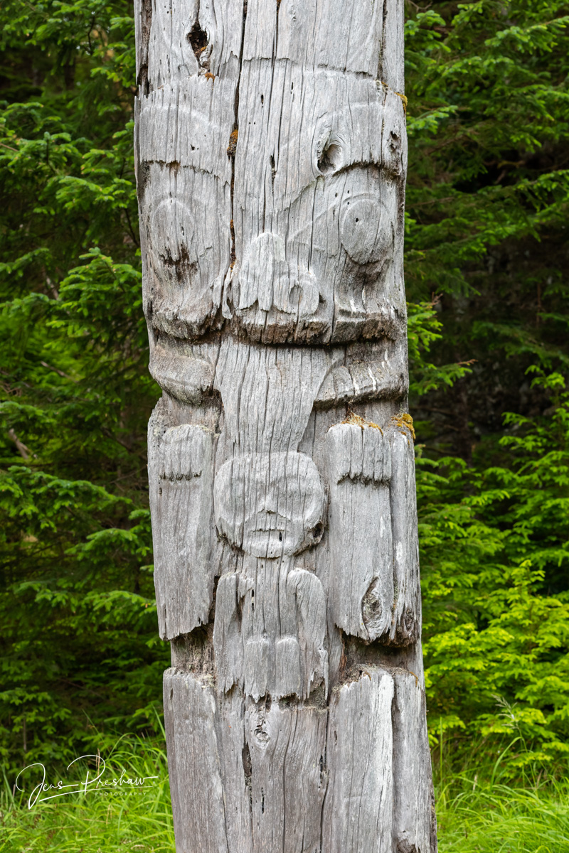 If you look closely at this Haida mortuary pole you can see that it depicts a bear and human infant. Unlike the other mortuary...